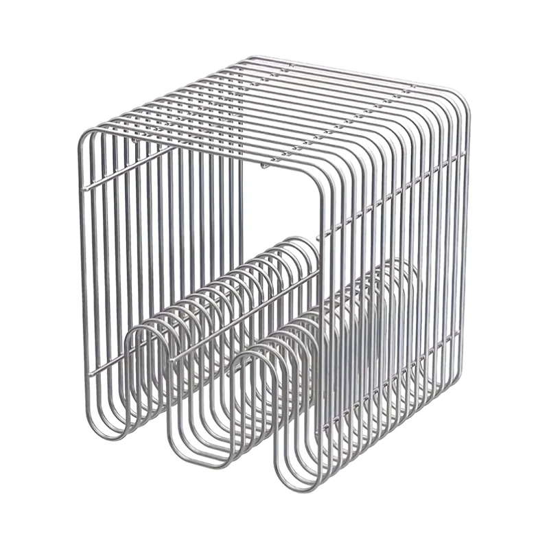 Metal side table